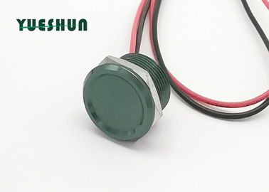 Водоустойчивый Piezo переключатель касания, алюминиевое тело зеленого цвета переключателя кнопки