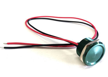Водоустойчивый Piezo переключатель касания, алюминиевое тело зеленого цвета переключателя кнопки