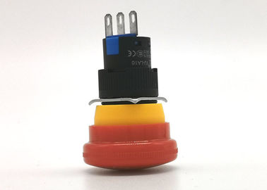 Пламя - retardant пластиковый дизайн переключателя 16mm кнопки аварийной остановки пылезащитный