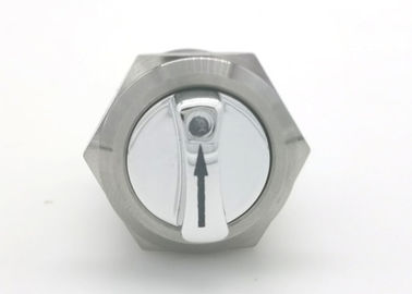 Переключатель кнопки вандала серебряного цвета анти-, металл загоренный вращающийся переключатель