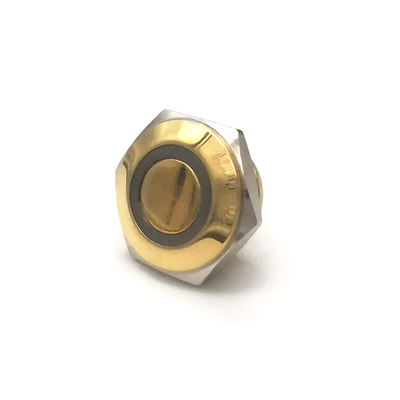 Латунное кольцо переключателя кнопки привело загоренный водоустойчивый микро- возврат собственной личности 22mm